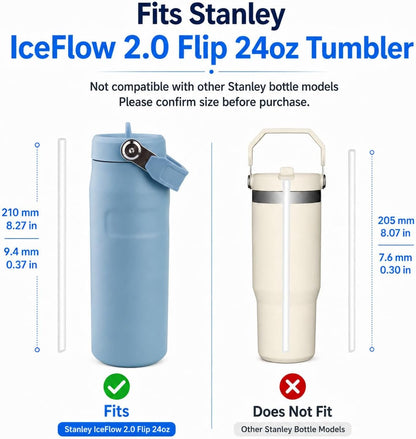 Replacement Straws for Stanley IceFlow Flip 30oz Tumbler Only