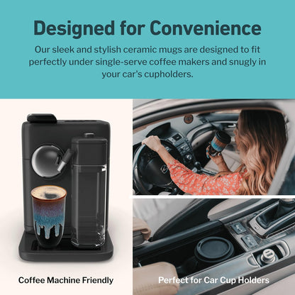 Coffee Tumbler – Travel Mug - On the Go Coffee Mug – Microwave & Dishwasher Safe Green Coffee Tumbler - Gifts For Women Men Him Her – 16oz – Monsoon