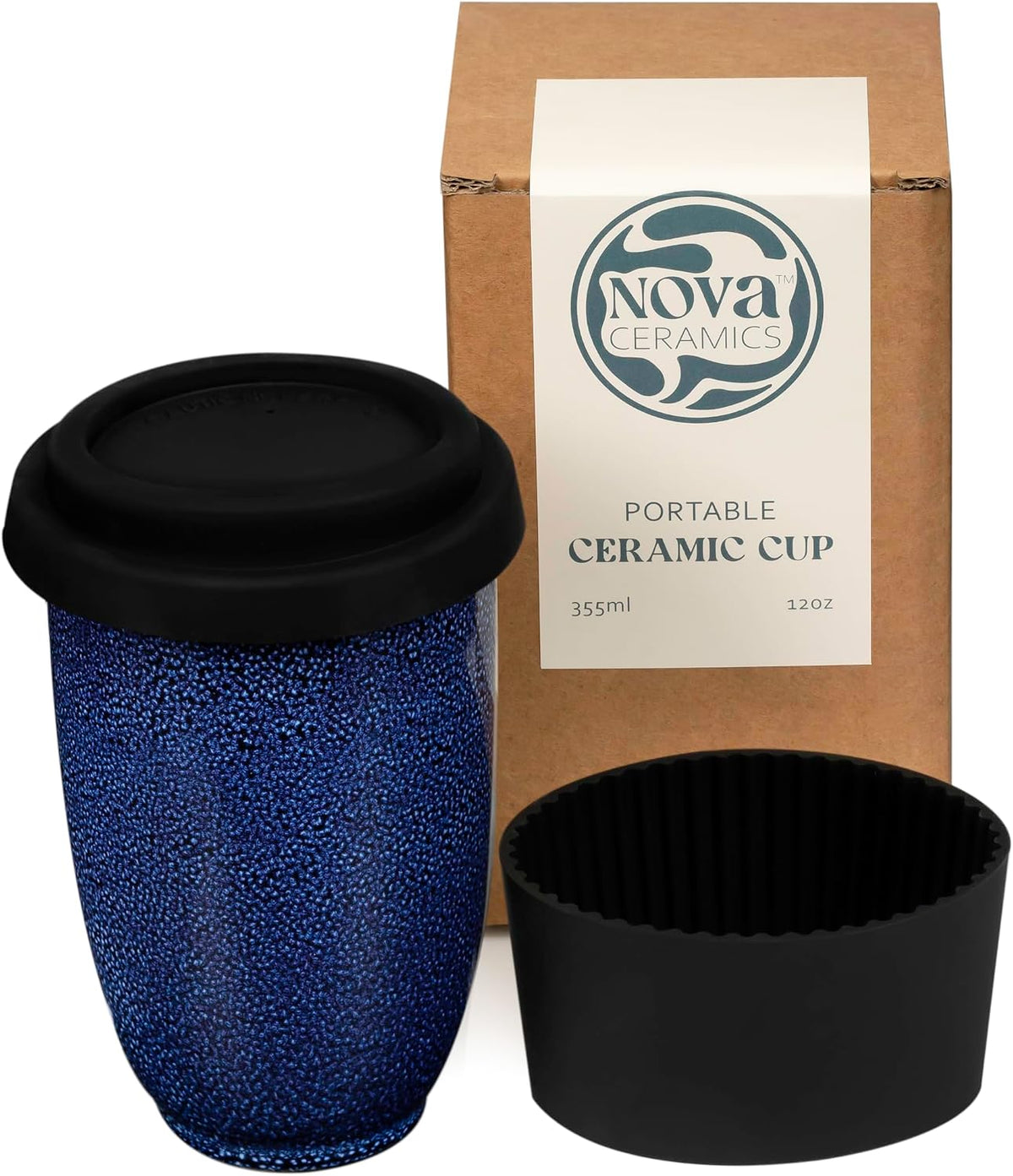 Coffee Tumbler – Travel Mug - On the Go Coffee Mug – Microwave & Dishwasher Safe Green Coffee Tumbler - Gifts For Women Men Him Her – 16oz – Monsoon