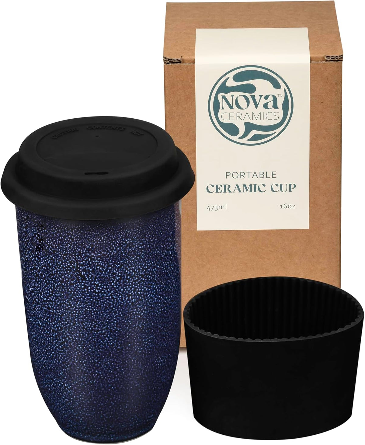 Coffee Tumbler – Travel Mug - On the Go Coffee Mug – Microwave & Dishwasher Safe Green Coffee Tumbler - Gifts For Women Men Him Her – 16oz – Monsoon