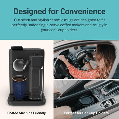 Coffee Tumbler – Travel Mug - On the Go Coffee Mug – Microwave & Dishwasher Safe Green Coffee Tumbler - Gifts For Women Men Him Her – 16oz – Monsoon
