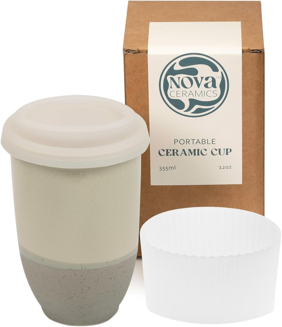 Coffee Tumbler – Travel Mug - On the Go Coffee Mug – Microwave & Dishwasher Safe Green Coffee Tumbler - Gifts For Women Men Him Her – 16oz – Monsoon