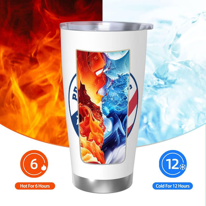 Peace Corps Coffee Mug, 20oz Car Cup Stainless Steel Vacuum Insulated Double Wall Travel Tumbler