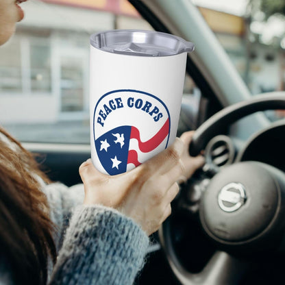 Peace Corps Coffee Mug, 20oz Car Cup Stainless Steel Vacuum Insulated Double Wall Travel Tumbler
