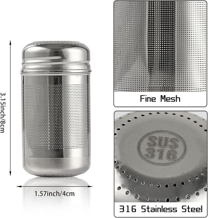 316L Stainless Steel Fruit Water Infuser, Extra Fine Mesh, 2 Pack