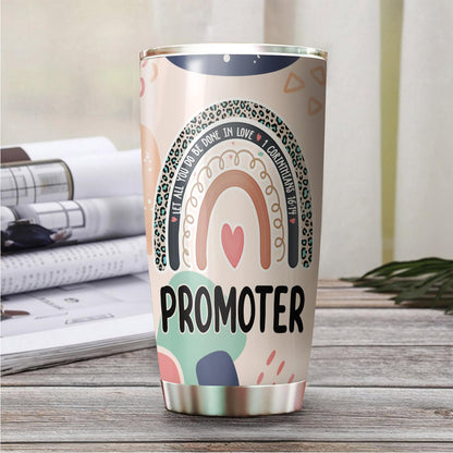Let All You Do Be Done In Love Postal Clerk Tumbler Stainless Steel 20oz, Office Gifts Women Men Work Friends Coworker, Driking Coffee Cup For Birthday Christmas - Colors L