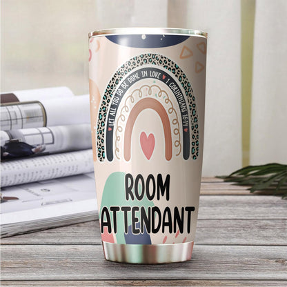Let All You Do Be Done In Love Postal Clerk Tumbler Stainless Steel 20oz, Office Gifts Women Men Work Friends Coworker, Driking Coffee Cup For Birthday Christmas - Colors L