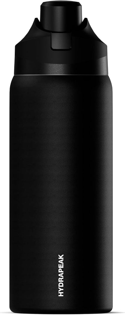 Oasis 32oz Insulated Water Bottle with Locking Chug Lid & Handle, Leakproof Stainless Steel Travel Tumbler for School, Gym & Everyday Hydration (Stone 1)