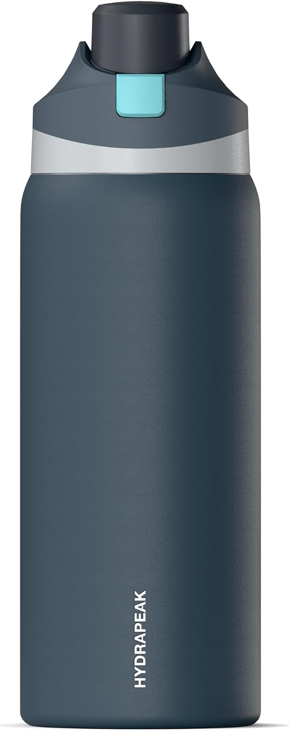 Oasis 32oz Insulated Water Bottle with Locking Chug Lid & Handle, Leakproof Stainless Steel Travel Tumbler for School, Gym & Everyday Hydration (Stone 1)