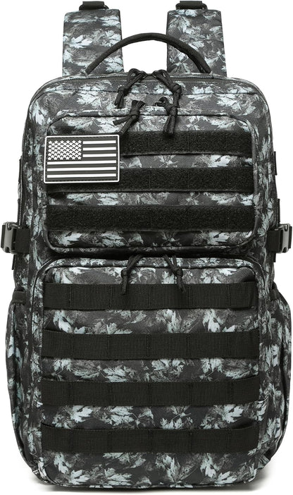 Military Tactical Backpack for Men Waterproof Daypack 3 Day Assault Pack Molle Bag with Water Bottle Holder