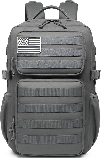 Military Tactical Backpack for Men Waterproof Daypack 3 Day Assault Pack Molle Bag with Water Bottle Holder