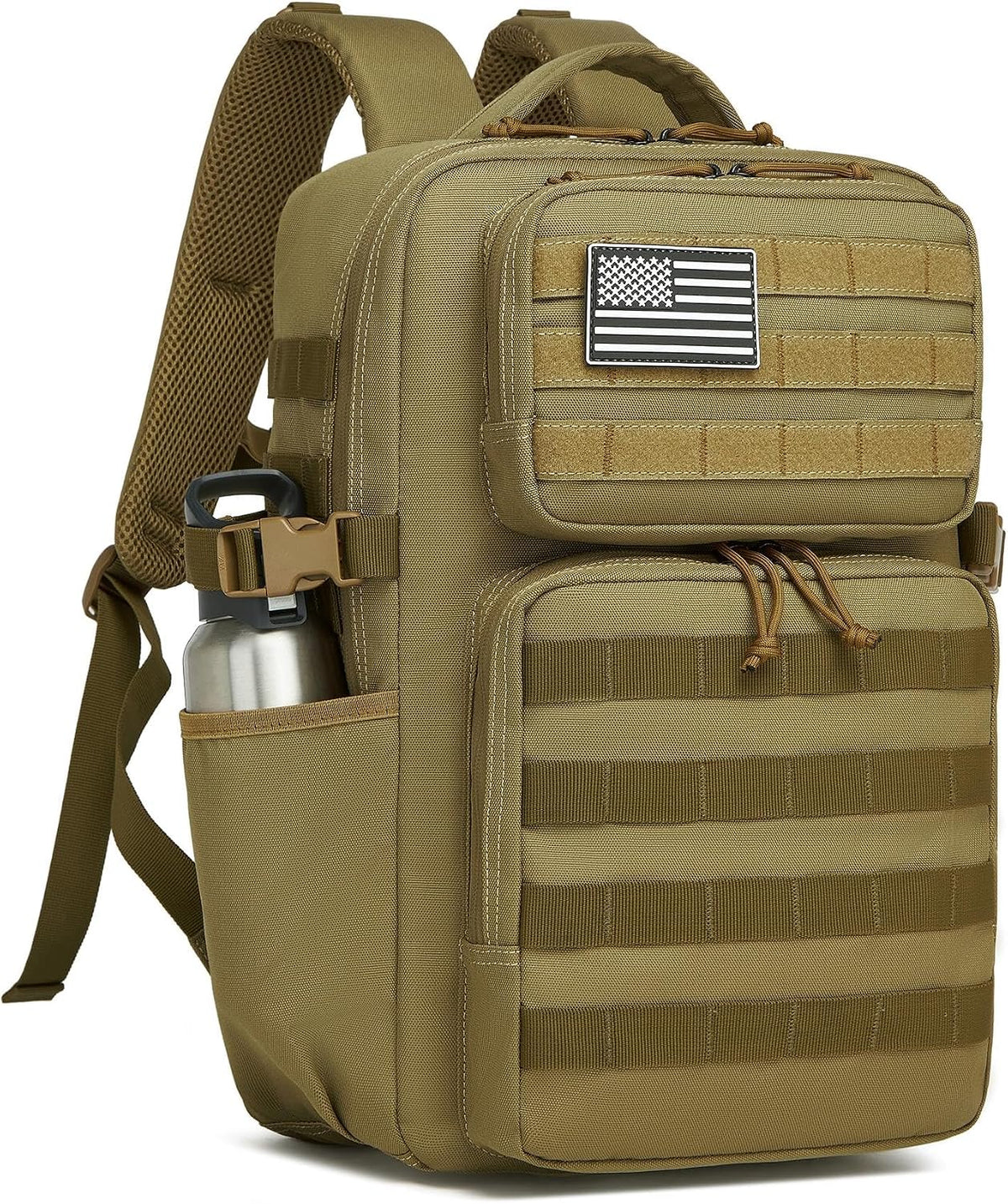 Military Tactical Backpack for Men Waterproof Daypack 3 Day Assault Pack Molle Bag with Water Bottle Holder