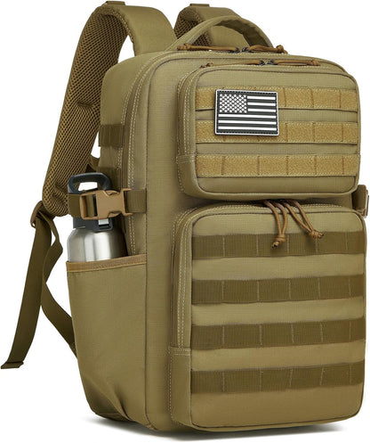 Military Tactical Backpack for Men Waterproof Daypack 3 Day Assault Pack Molle Bag with Water Bottle Holder