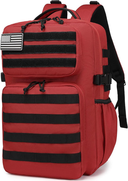 Military Tactical Backpack for Men Waterproof Daypack 3 Day Assault Pack Molle Bag with Water Bottle Holder