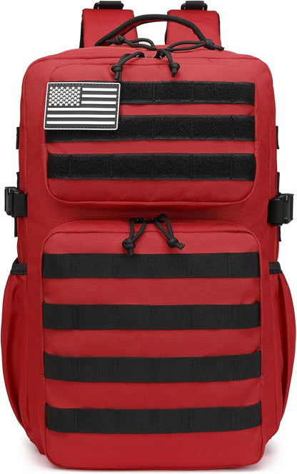 Military Tactical Backpack for Men Waterproof Daypack 3 Day Assault Pack Molle Bag with Water Bottle Holder