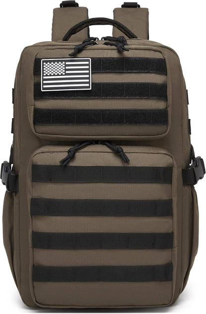 Military Tactical Backpack for Men Waterproof Daypack 3 Day Assault Pack Molle Bag with Water Bottle Holder