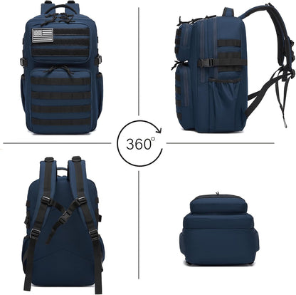 Military Tactical Backpack for Men Waterproof Daypack 3 Day Assault Pack Molle Bag with Water Bottle Holder