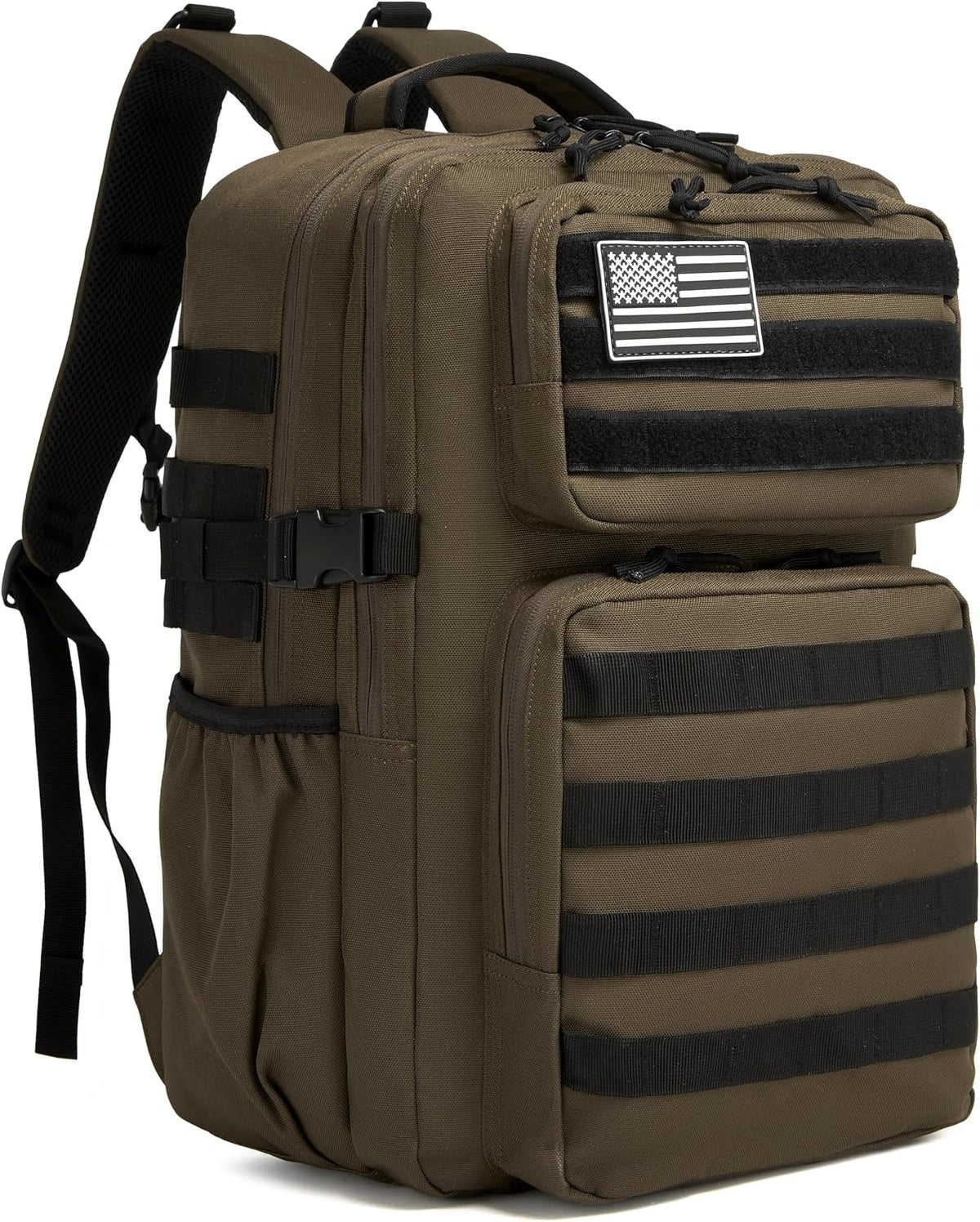 Military Tactical Backpack for Men Waterproof Daypack 3 Day Assault Pack Molle Bag with Water Bottle Holder