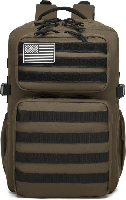 Military Tactical Backpack for Men Waterproof Daypack 3 Day Assault Pack Molle Bag with Water Bottle Holder