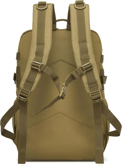 Military Tactical Backpack for Men Waterproof Daypack 3 Day Assault Pack Molle Bag with Water Bottle Holder