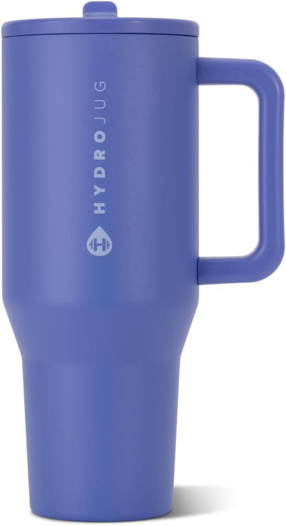 Traveler 40oz, Insulated Tumbler with Handle & Straw, Light Blue