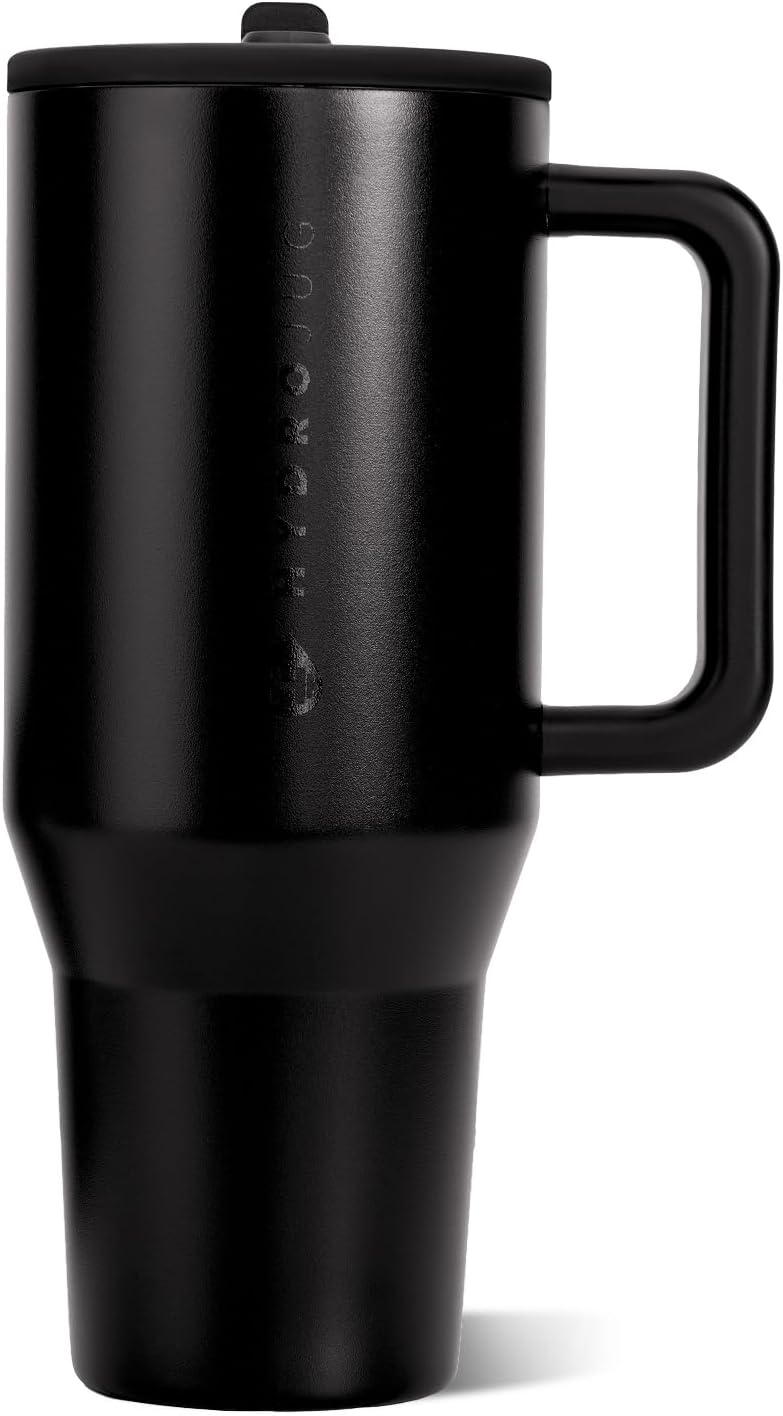 Traveler 40oz, Insulated Tumbler with Handle & Straw, Light Blue