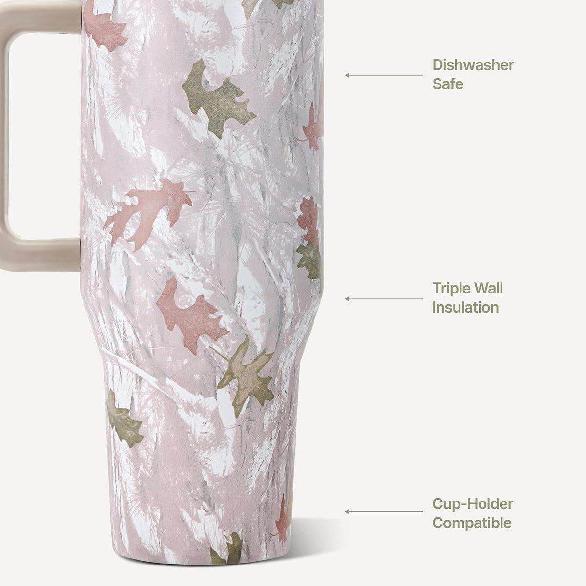 Traveler 40oz, Insulated Tumbler with Handle & Straw, Light Blue