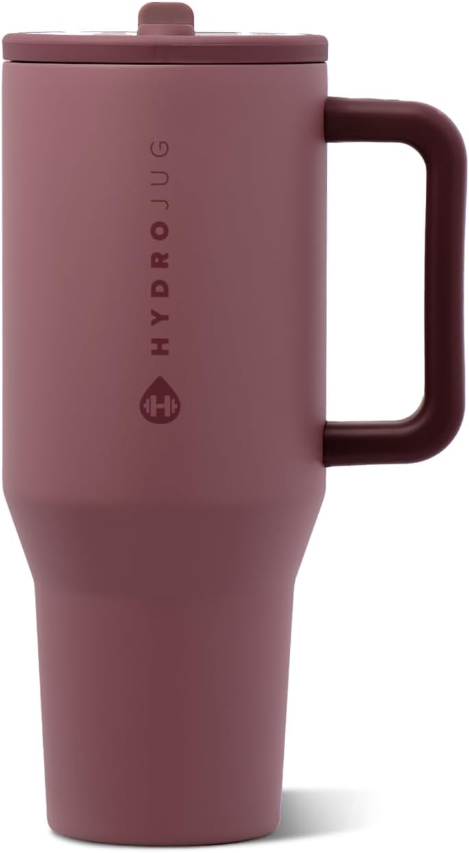 Traveler 40oz, Insulated Tumbler with Handle & Straw, Light Blue