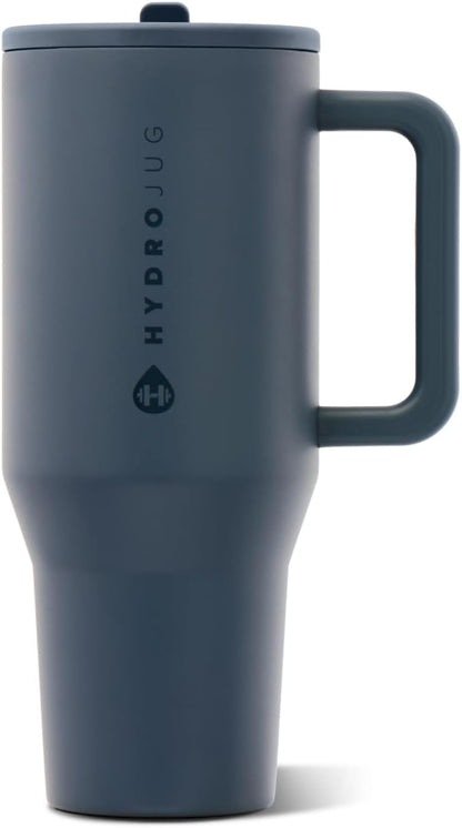 Traveler 40oz, Insulated Tumbler with Handle & Straw, Light Blue