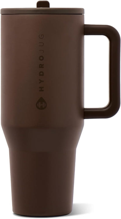 Traveler 40oz, Insulated Tumbler with Handle & Straw, Light Blue