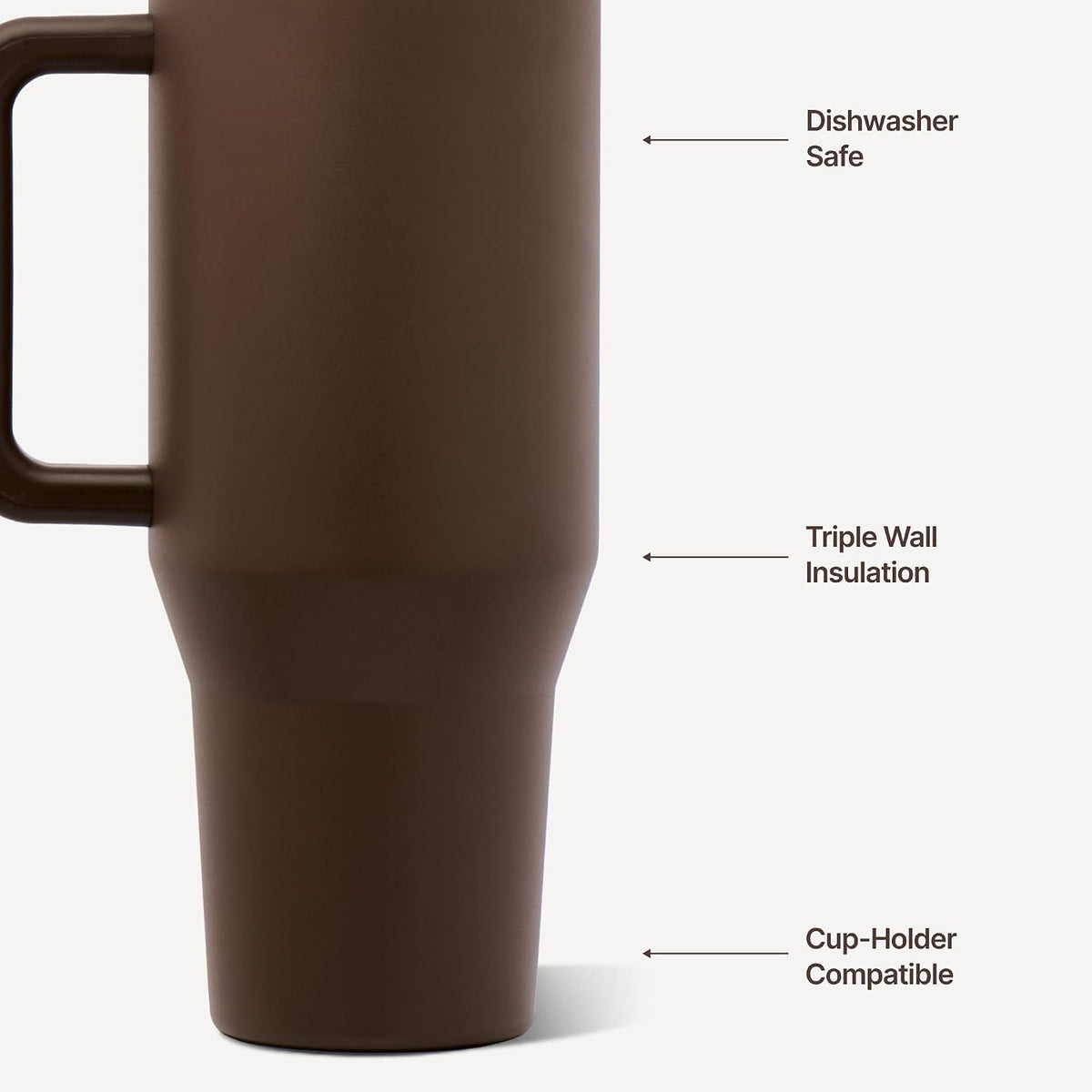 Traveler 40oz, Insulated Tumbler with Handle & Straw, Light Blue