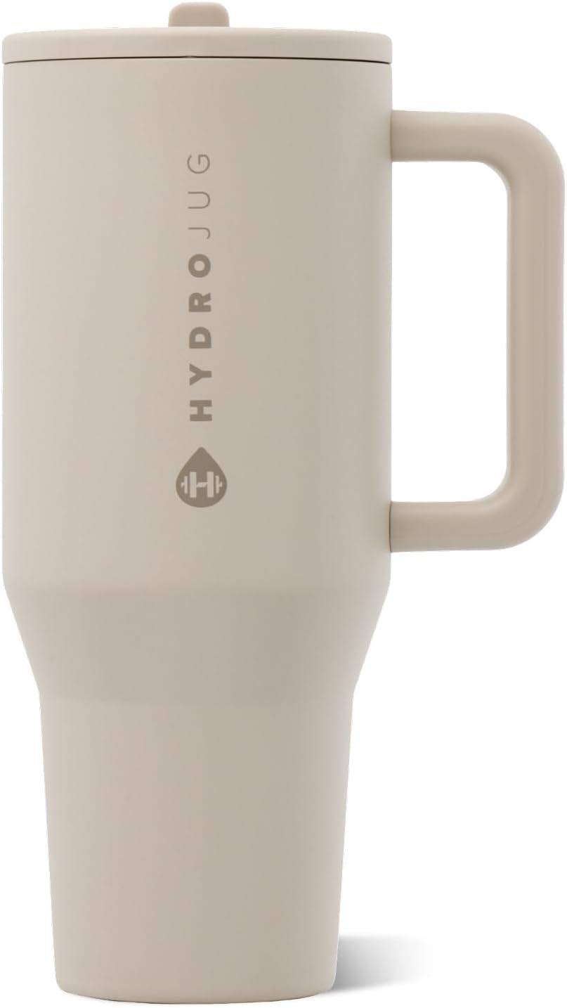 Traveler 40oz, Insulated Tumbler with Handle & Straw, Light Blue