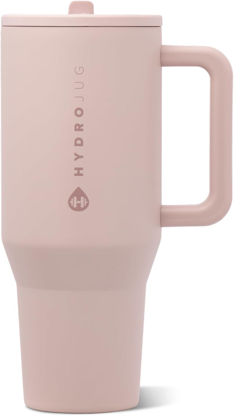 Traveler 40oz, Insulated Tumbler with Handle & Straw, Light Blue
