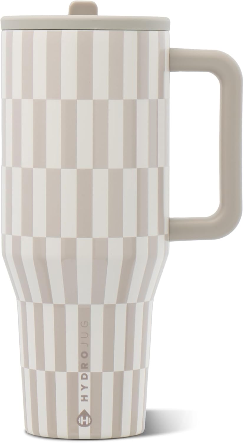 Traveler 40oz, Insulated Tumbler with Handle & Straw, Light Blue
