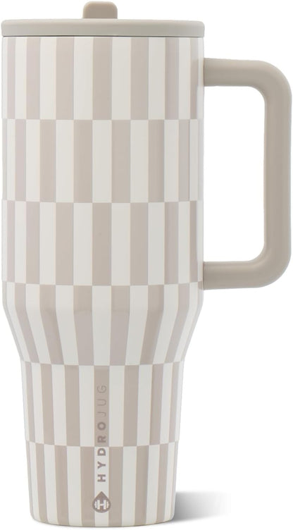 Traveler 40oz, Insulated Tumbler with Handle & Straw, Light Blue