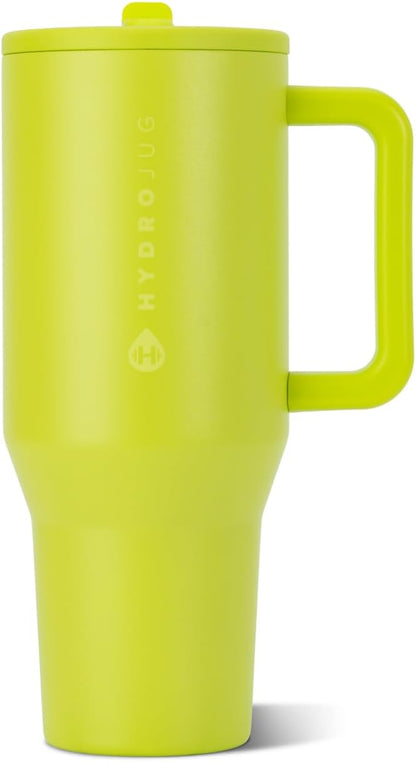 Traveler 40oz, Insulated Tumbler with Handle & Straw, Light Blue