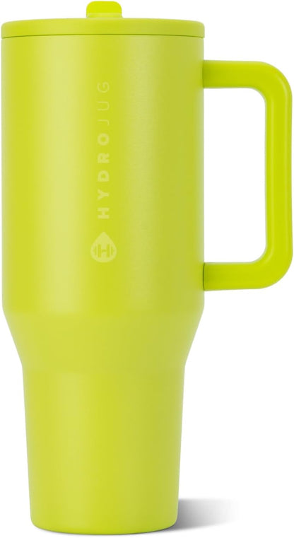 Traveler 40oz, Insulated Tumbler with Handle & Straw, Light Blue