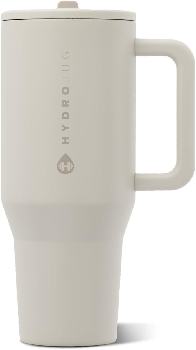 Traveler 40oz, Insulated Tumbler with Handle & Straw, Light Blue