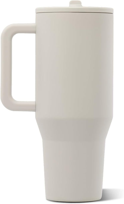 Traveler 40oz, Insulated Tumbler with Handle & Straw, Light Blue