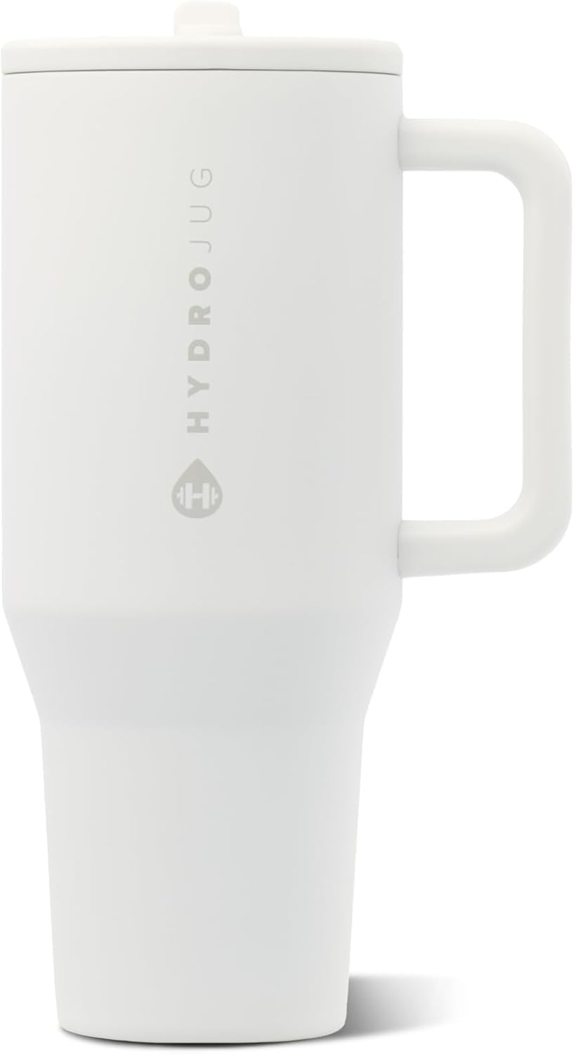 Traveler 40oz, Insulated Tumbler with Handle & Straw, Light Blue