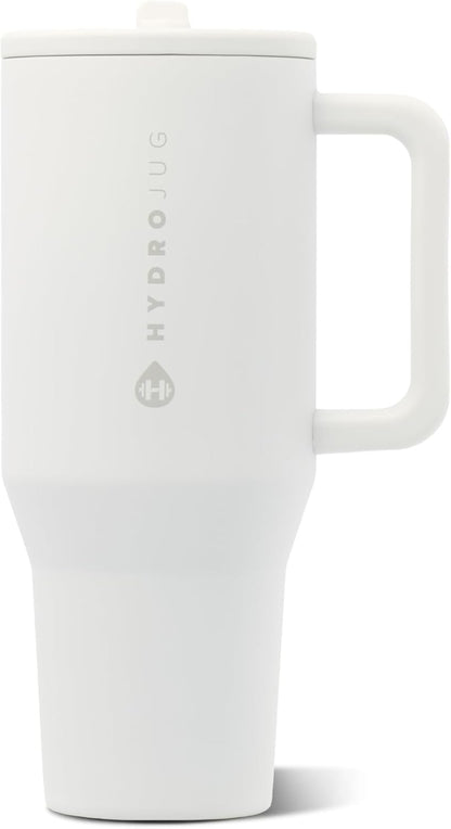 Traveler 40oz, Insulated Tumbler with Handle & Straw, Light Blue