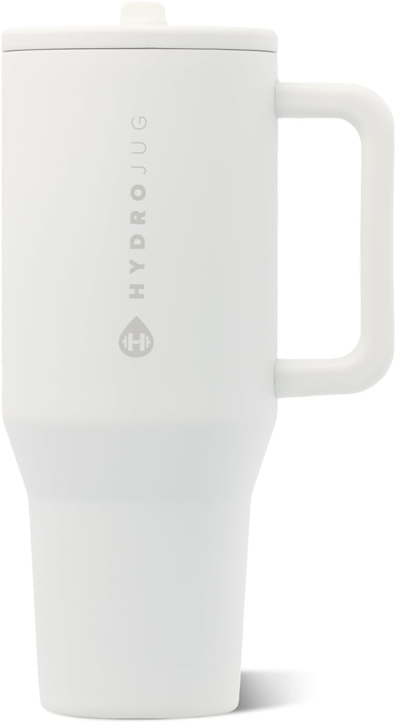 Traveler 40oz, Insulated Tumbler with Handle & Straw, Light Blue