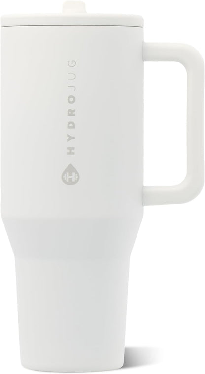 Traveler 40oz, Insulated Tumbler with Handle & Straw, Light Blue