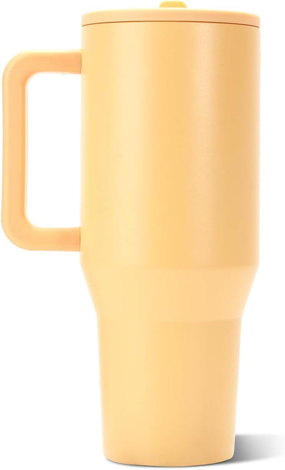 Traveler 40oz, Insulated Tumbler with Handle & Straw, Light Blue