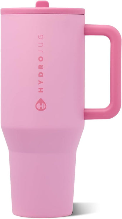 Traveler 40oz, Insulated Tumbler with Handle & Straw, Light Blue