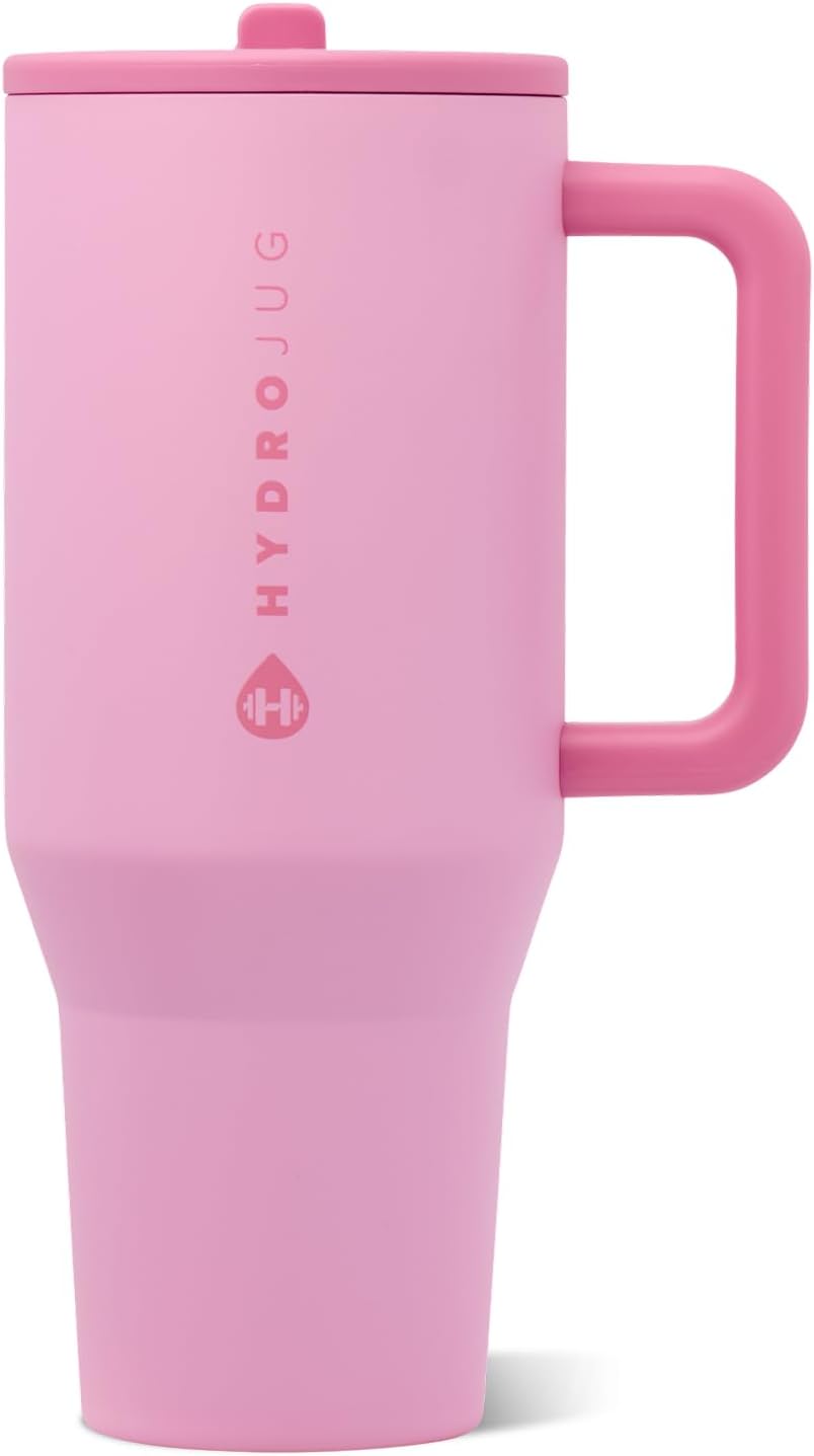 Traveler 40oz, Insulated Tumbler with Handle & Straw, Light Blue