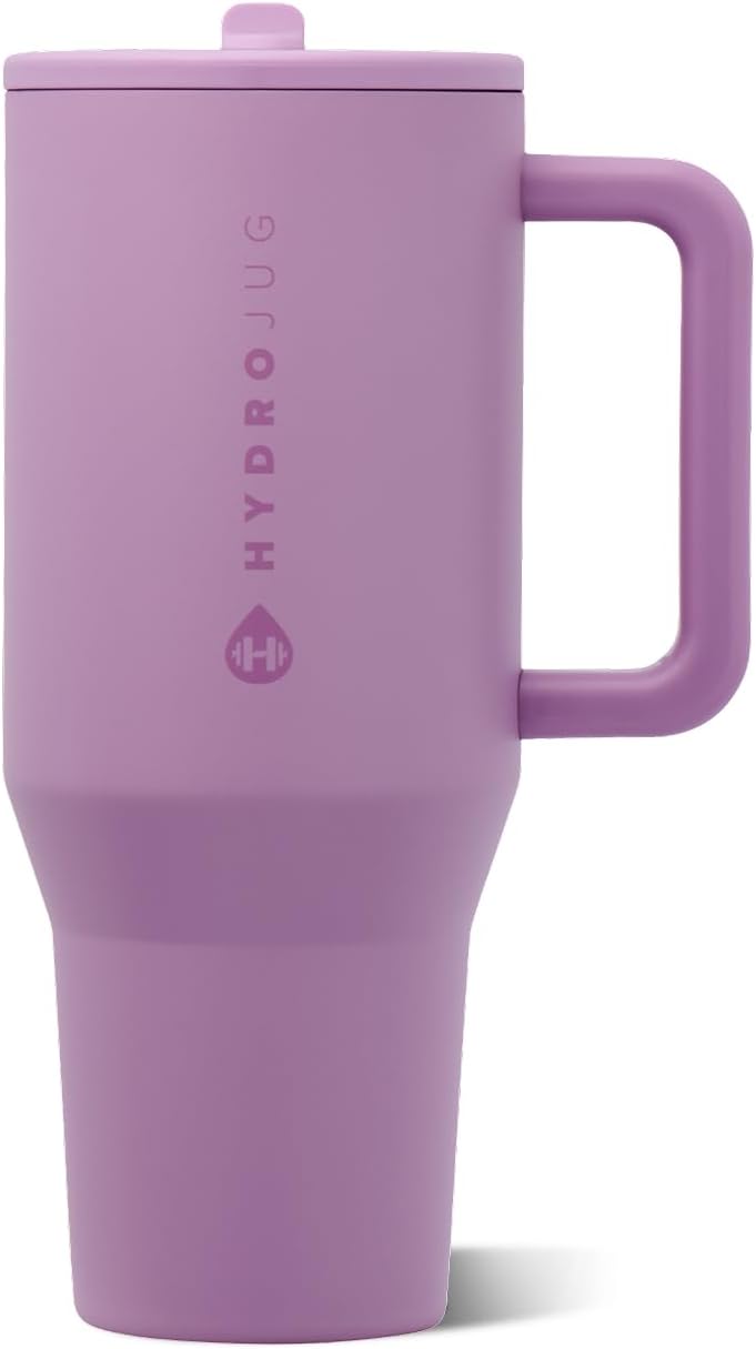 Traveler 40oz, Insulated Tumbler with Handle & Straw, Light Blue