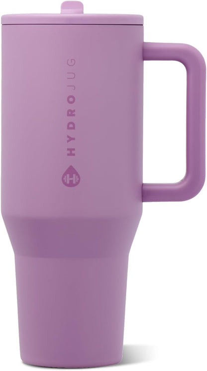Traveler 40oz, Insulated Tumbler with Handle & Straw, Light Blue