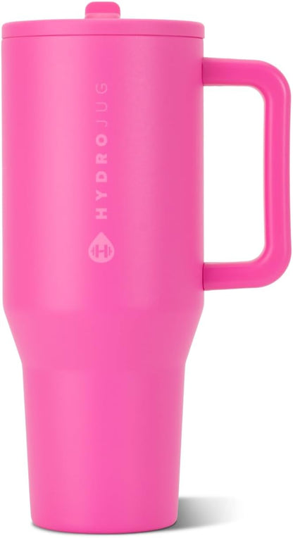 Traveler 40oz, Insulated Tumbler with Handle & Straw, Light Blue