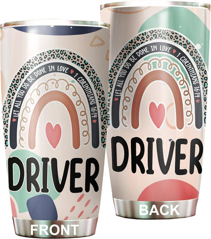 Let All You Do Be Done In Love Postal Clerk Tumbler Stainless Steel 20oz, Office Gifts Women Men Work Friends Coworker, Driking Coffee Cup For Birthday Christmas - Colors J